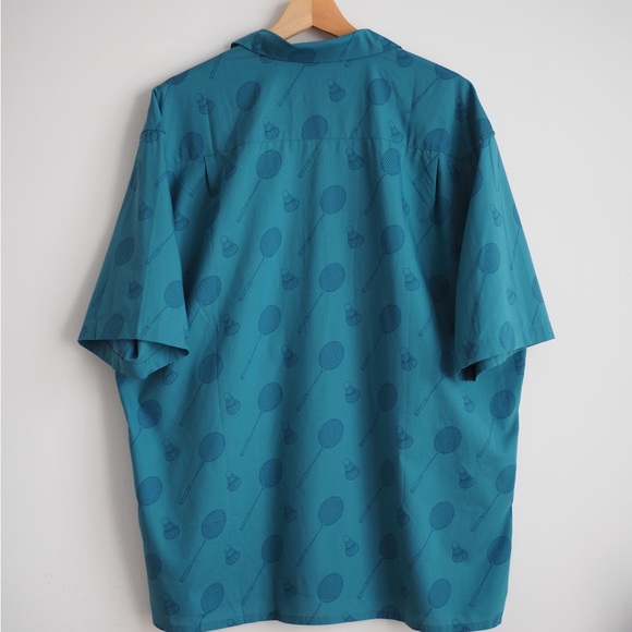 JW Anderson casual open collar Uniqlo badminton print shirt - Picture 5 of 10